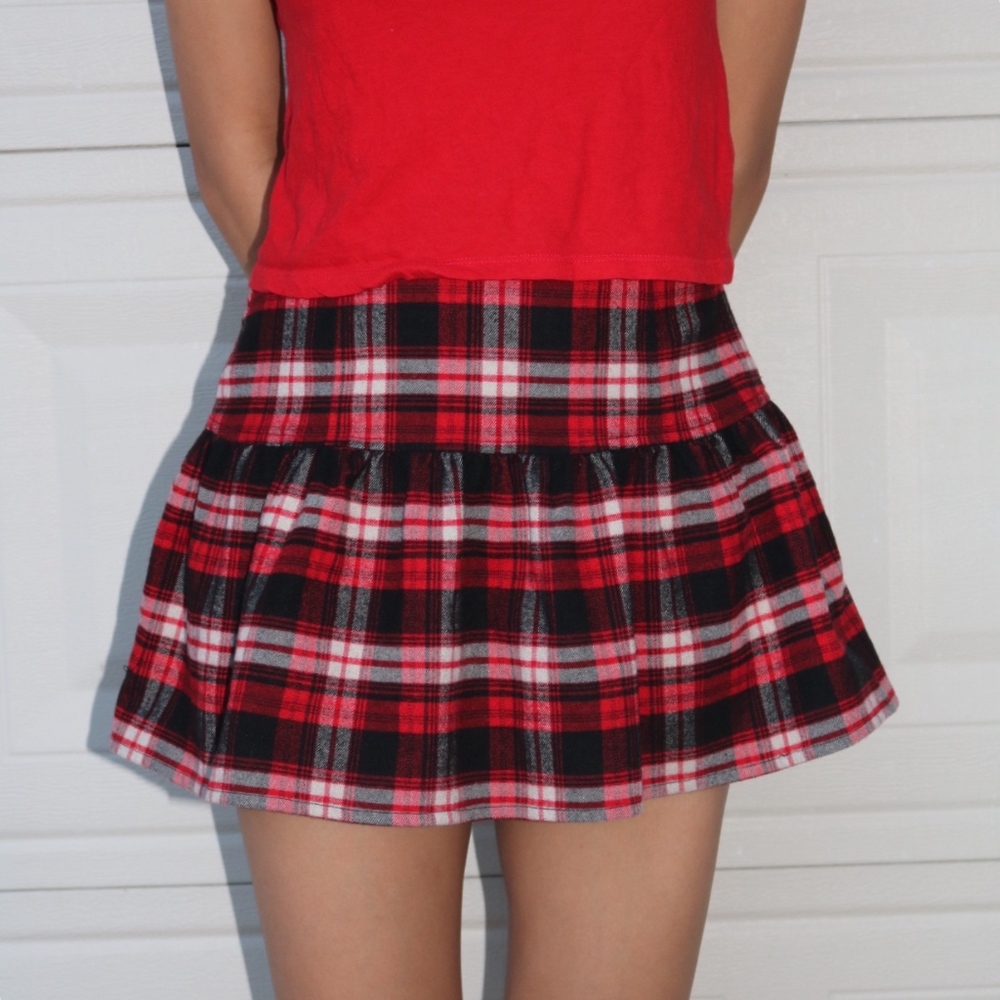 Forever21 plaid skirt